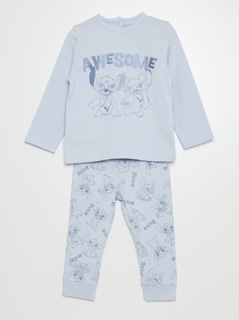 Conjunto de pijama t-shirt + calças 'Disney' - 2 peças AZUL - Kiabi