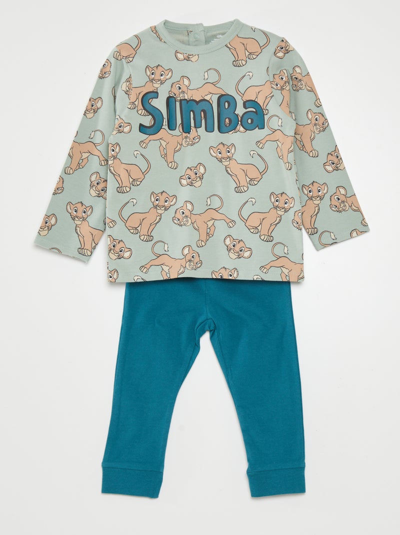 Conjunto de pijama t-shirt + calças 'Disney' - 2 peças VERDE - Kiabi