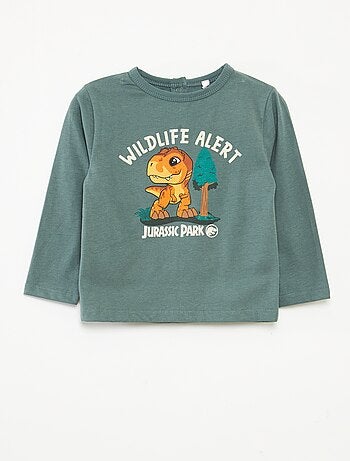 Conjunto de pijama t-shirt + calças 'Jurassic Park' - 2 peças