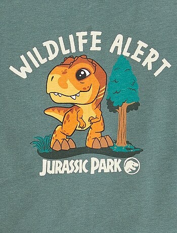 Conjunto de pijama t-shirt + calças 'Jurassic Park' - 2 peças