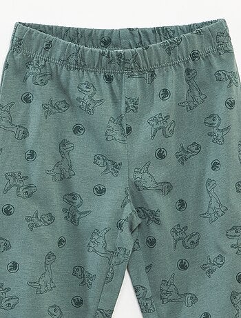 Conjunto de pijama t-shirt + calças 'Jurassic Park' - 2 peças