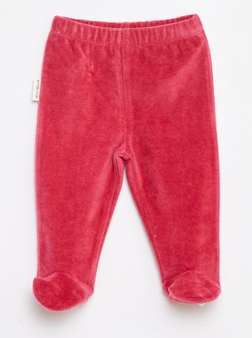 Conjunto de pijama t-shirt + calças polares - 2 peças - Kiabi