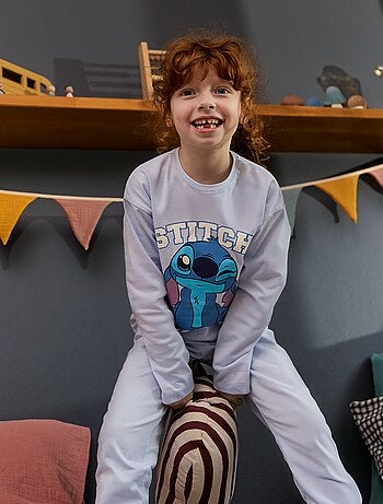 Conjunto de pijama t-shirt + calças 'Stitch' 'Disney'