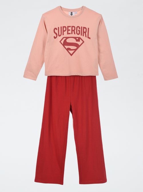 Conjunto de pijama t-shirt + calças 'Supergirl' da 'DC Comics' - 2 peças - Kiabi