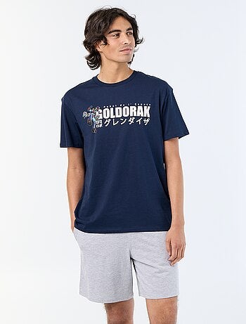 Conjunto de pijama t-shirt + calções 'Goldorak' - 2 peças