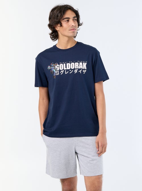 Conjunto de pijama t-shirt + calções 'Goldorak' - 2 peças - Kiabi