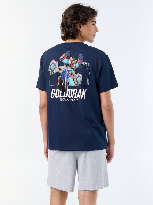 Conjunto de pijama t-shirt + calções 'Goldorak' - 2 peças - Kiabi
