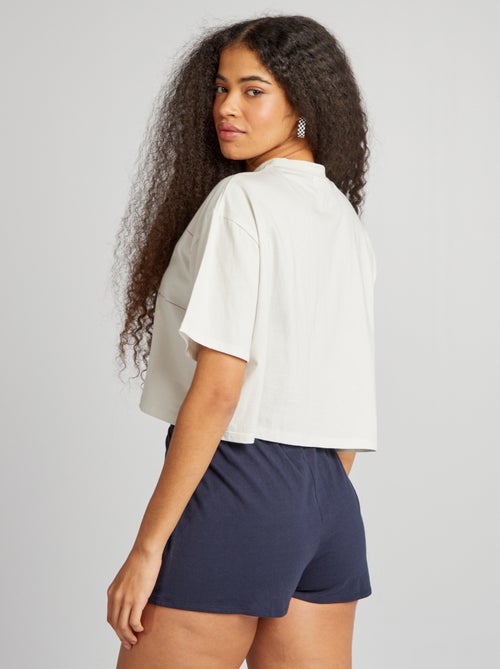 Conjunto de pijama t-shirt + calções 'My Hero Academia' - 2 peças - Kiabi