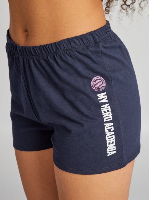 Conjunto de pijama t-shirt + calções 'My Hero Academia' - 2 peças - Kiabi