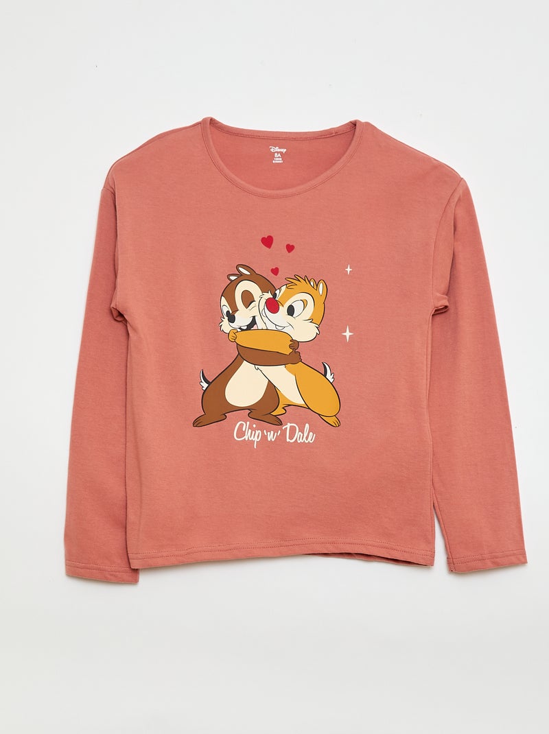 Conjunto de pijama 'Tic Tac' 'Disney' - 2 peças Rosa - Kiabi