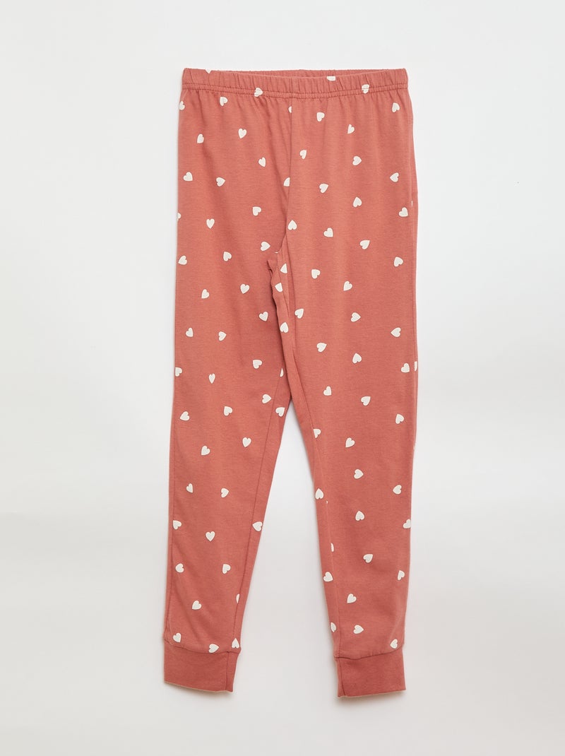 Conjunto de pijama 'Tic Tac' 'Disney' - 2 peças Rosa - Kiabi
