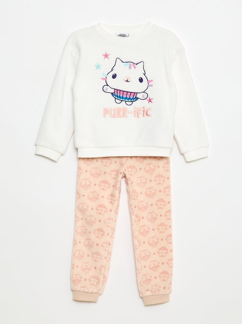Conjunto de pijama 'Universal' 'Gabby's dollhouse' em polar - Kiabi
