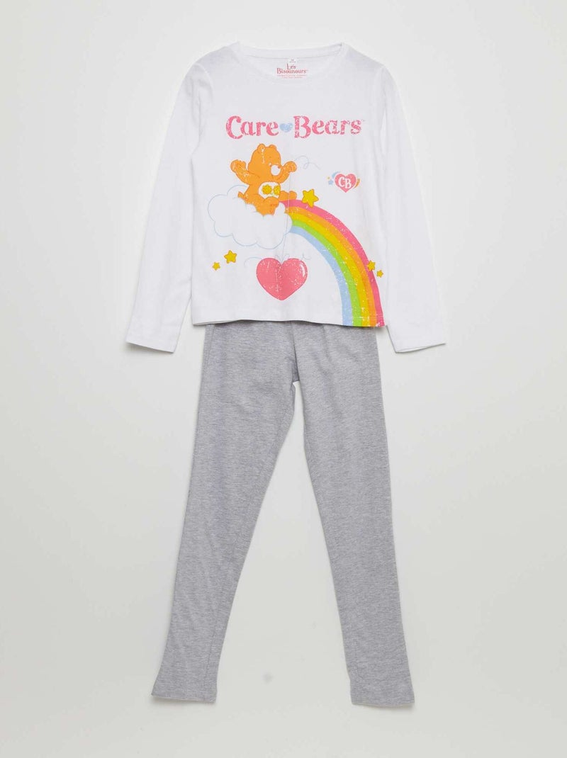 Conjunto de pijama 'Ursos carinhosos' t-shirt + calças - 2 peças BRANCO - Kiabi