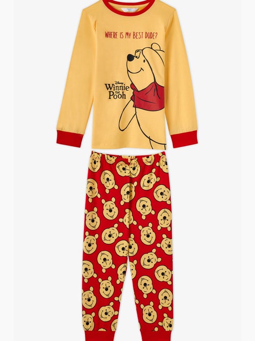 Conjunto de pijama winnie the pooh em algodão de manga curta para menina penti - Kiabi