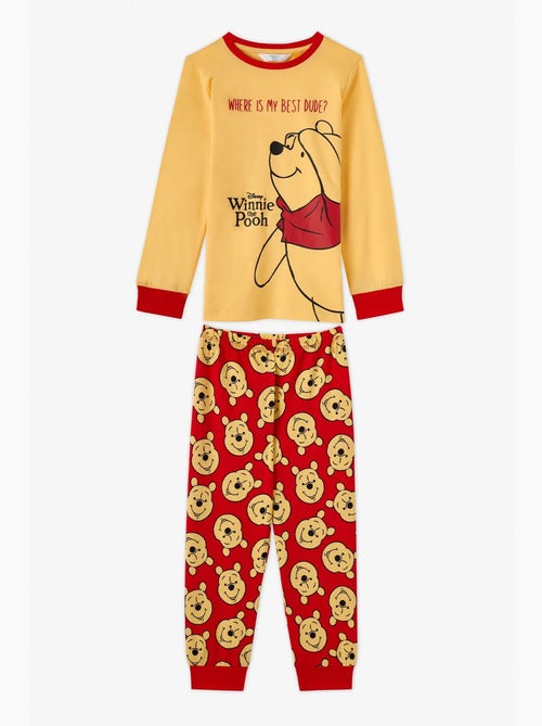 Conjunto de pijama winnie the pooh em algodão de manga curta para menina penti - Kiabi