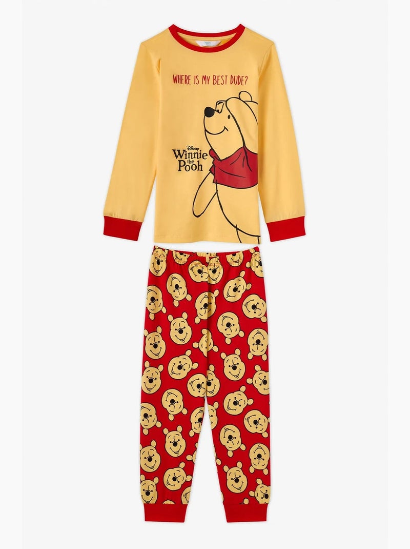 Conjunto de pijama winnie the pooh em algodão de manga curta para menina penti Âmbar - Kiabi