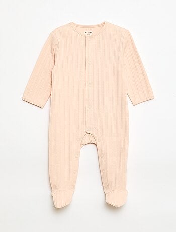 Conjunto de pijamas com pés