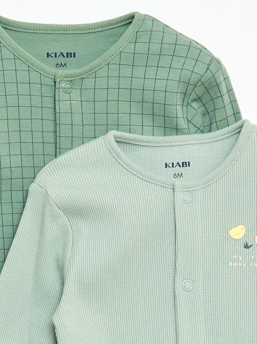 Conjunto de pijamas com pés - Kiabi