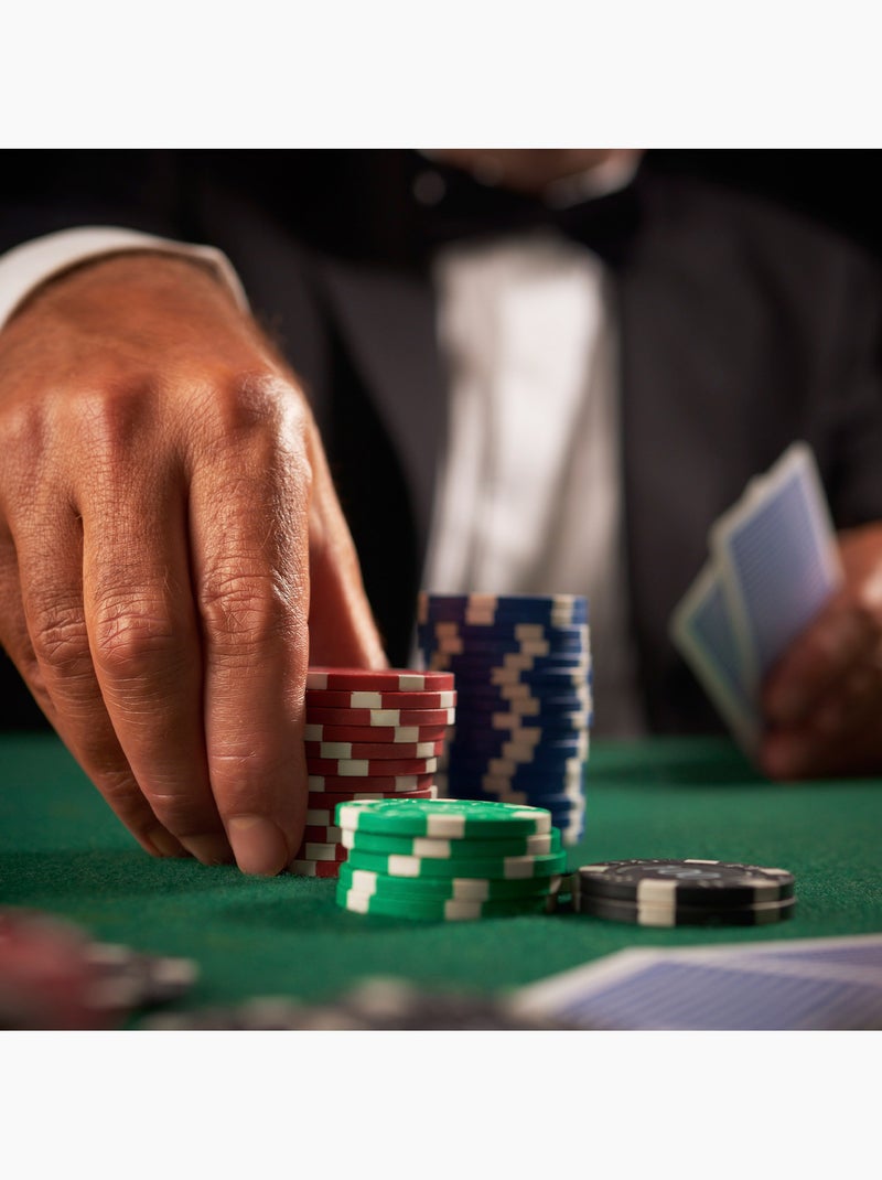Conjunto de pôquer texas hold'em com 110 peças e estojo cb games N/D - Kiabi
