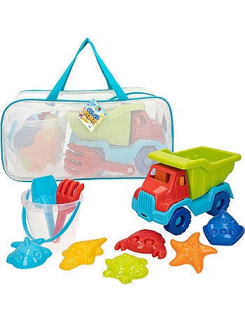 Conjunto de praia caminhão com acessórios color beach