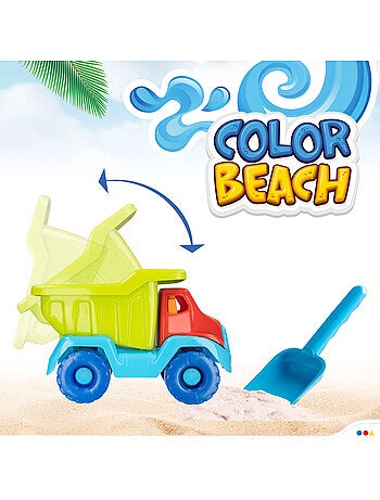 Conjunto de praia caminhão com acessórios color beach