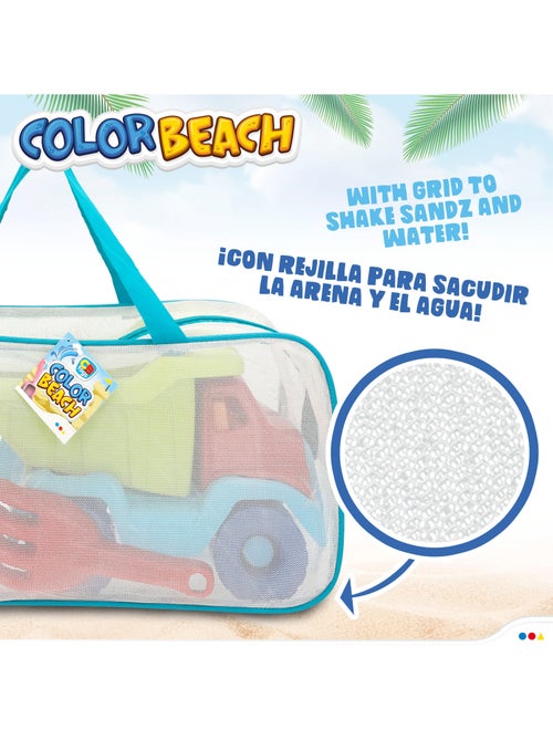 Conjunto de praia caminhão com acessórios color beach - Kiabi Conjunto de praia caminhão com acessórios color beach - Kiabi