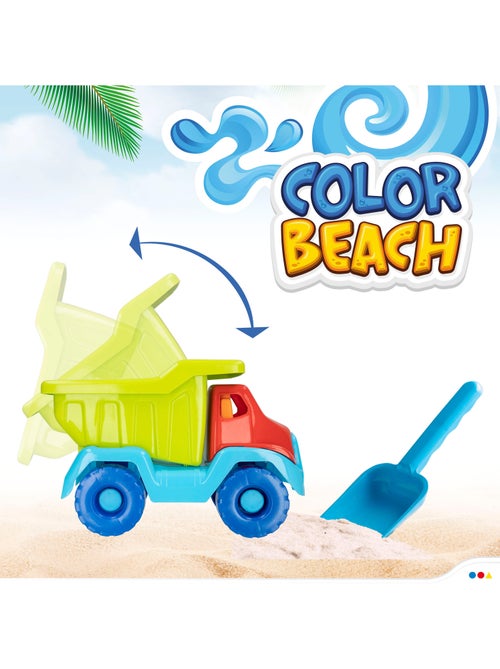 Conjunto de praia caminhão com acessórios color beach - Kiabi Conjunto de praia caminhão com acessórios color beach - Kiabi