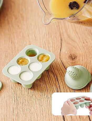 Conjunto de recipientes e mordedor em silicone
