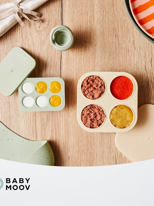 Conjunto de recipientes e mordedor em silicone - Kiabi