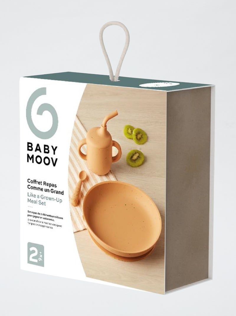 Conjunto de Refeição Como um Adulto 'Babymoov' Laranja - Kiabi