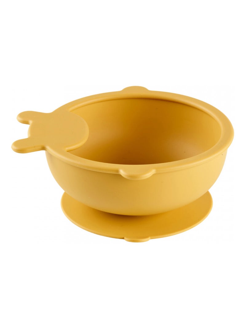 Conjunto de refeição em silicone Amarelo - Kiabi
