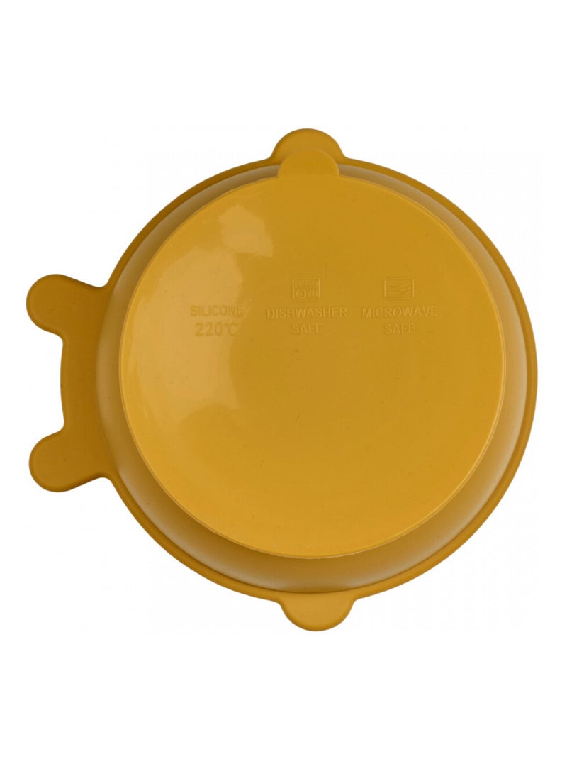 Conjunto de refeição em silicone Amarelo - Kiabi