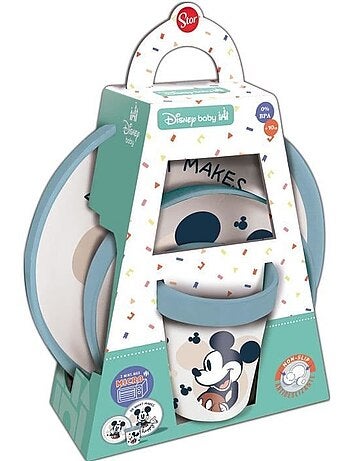 Conjunto de refeições térmico mickey mouse thermobaby 3 peças