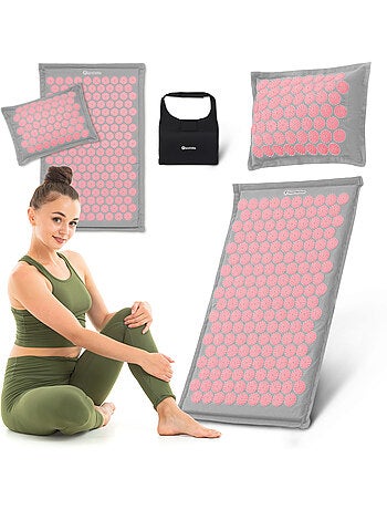 Conjunto de relaxamento e tapete de acupressão profissional 3 em 1 hypermotion
