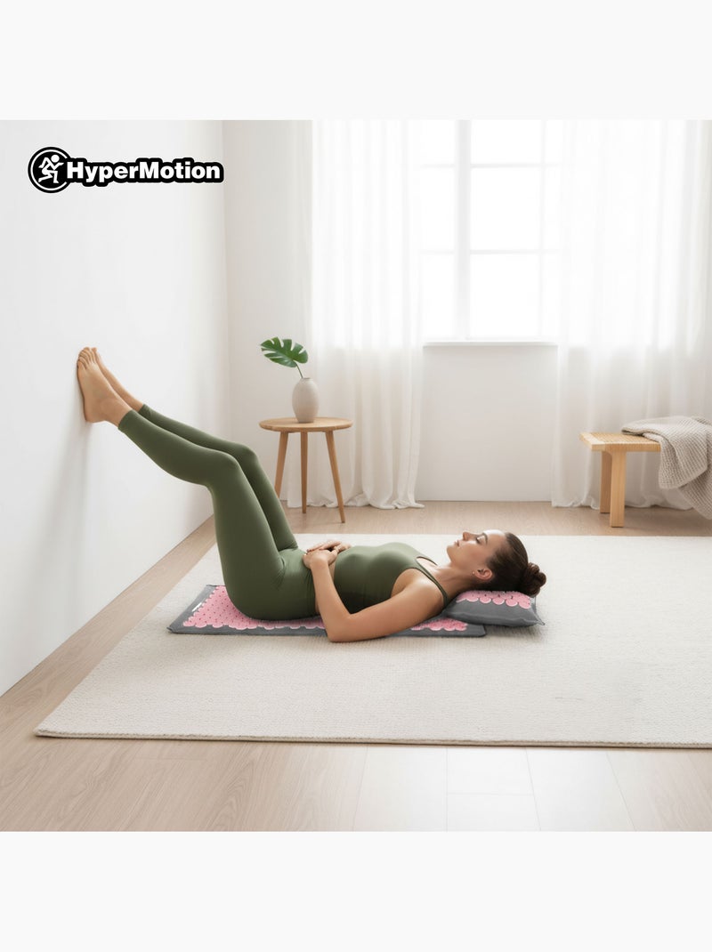 Conjunto de relaxamento e tapete de acupressão profissional 3 em 1 hypermotion Rosa - Kiabi