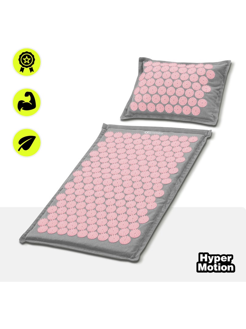 Conjunto de relaxamento e tapete de acupressão profissional 3 em 1 hypermotion Rosa - Kiabi