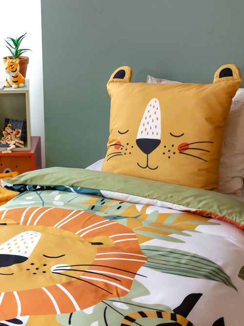 Conjunto de roupa de cama 1 pessoa 2 peças: capa de edredão + fronha - Kiabi