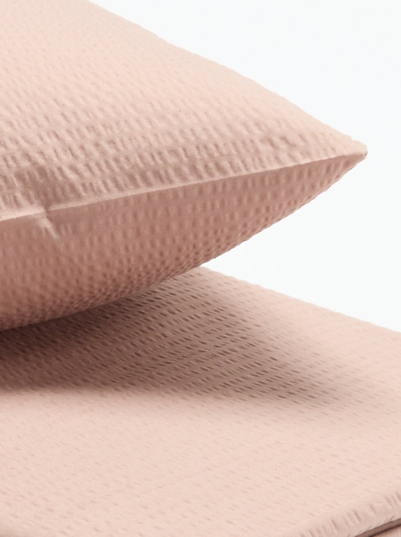 Conjunto de roupa de cama 150 x 200 cm + 1 fronha 50 x 80 cm Rosa - Kiabi