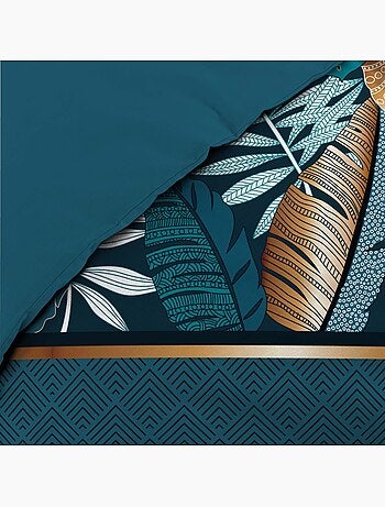 Conjunto de roupa de cama alianor folhas exóticas