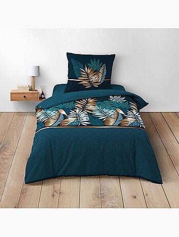 Conjunto de roupa de cama alianor folhas exóticas