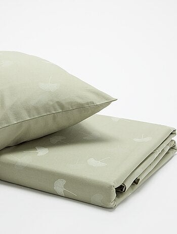 Conjunto de cama florido para 1 pessoa (150 x 220 cm) - Kiabi Home