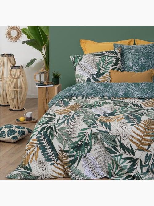 Conjunto de roupa de cama com estampado tropik - Kiabi