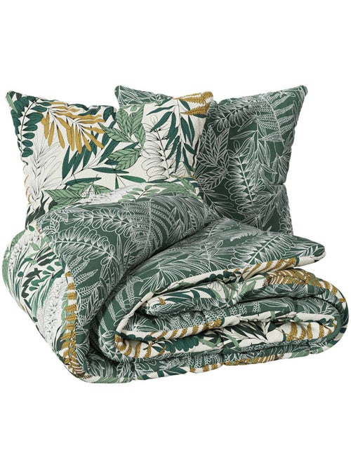 Conjunto de roupa de cama com estampado tropik - Kiabi
