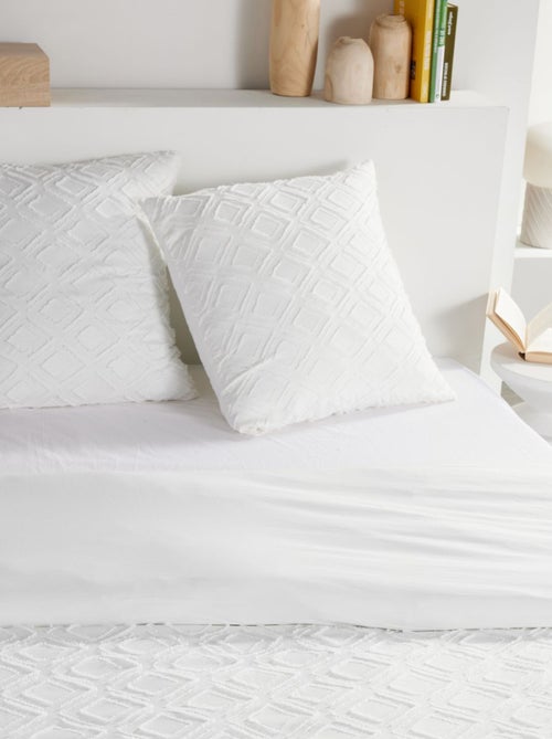 Conjunto de roupa de cama de casal - 3 peças - capa de edredão + 2 fronhas - Kiabi
