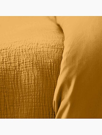 Conjunto de roupa de cama dupla de gaze de algodão