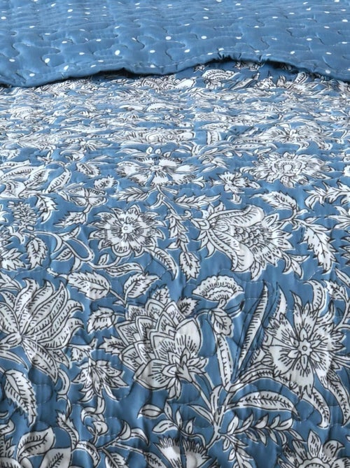 Conjunto de roupa de cama e fronha reversível em estilo floral - Kiabi Conjunto de roupa de cama e fronha reversível em estilo floral - Kiabi