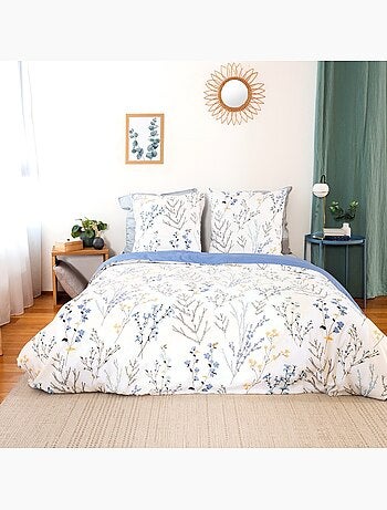 Conjunto de roupa de cama em cetim de algodão com um toque primaveril