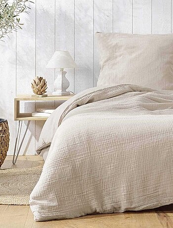 Conjunto de roupa de cama em gaze de algodão