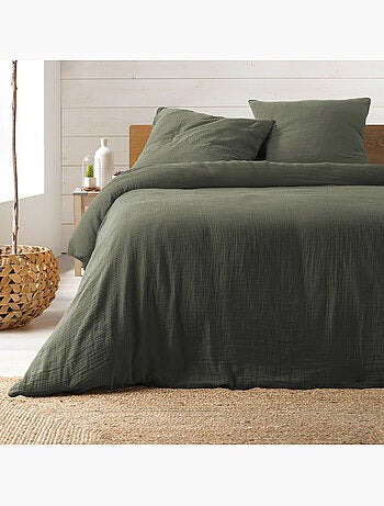 Conjunto de roupa de cama em gaze de algodão