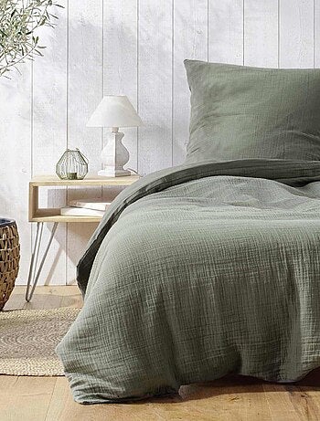 Conjunto de roupa de cama em gaze de algodão